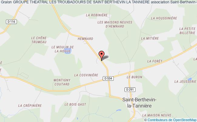 plan association Groupe Theatral Les Troubadours De Saint Berthevin La Tanniere Saint-Berthevin-la-Tannière