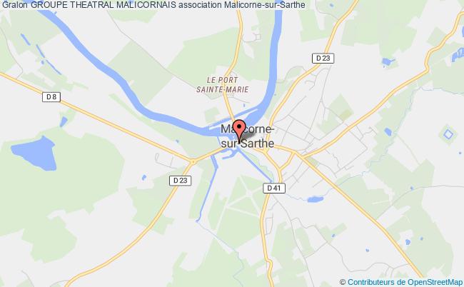 plan association Groupe Theatral Malicornais 