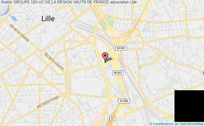 plan association Groupe Udi-uc De La RÉgion Hauts De France Lille