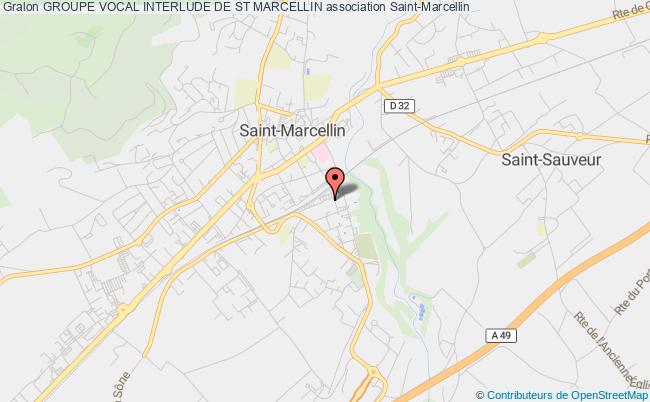 plan association Groupe Vocal Interlude De St Marcellin Saint-Marcellin