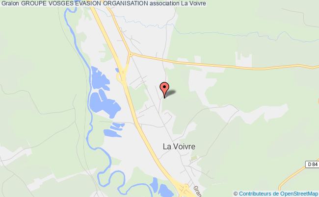 plan association Groupe Vosges Evasion Organisation La    Voivre