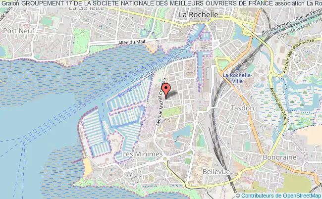 plan association Groupement 17 De La Societe Nationale Des Meilleurs Ouvriers De France La    Rochelle