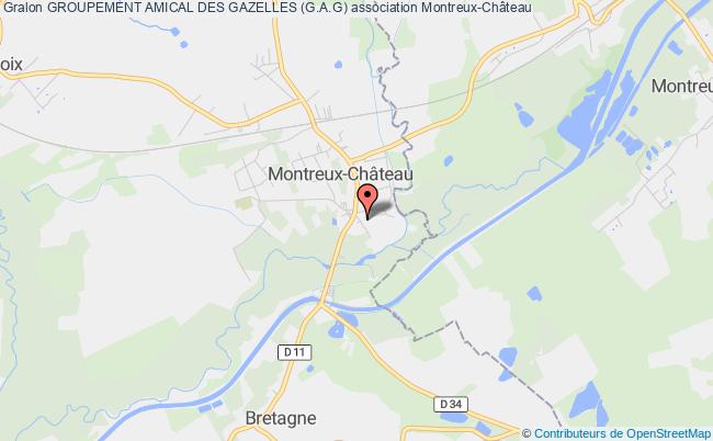 plan association Groupement Amical Des Gazelles (g.a.g) Montreux-Château