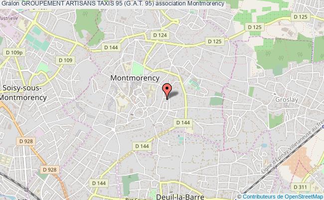 plan association Groupement Artisans Taxis 95 (g.a.t. 95) Montmorency