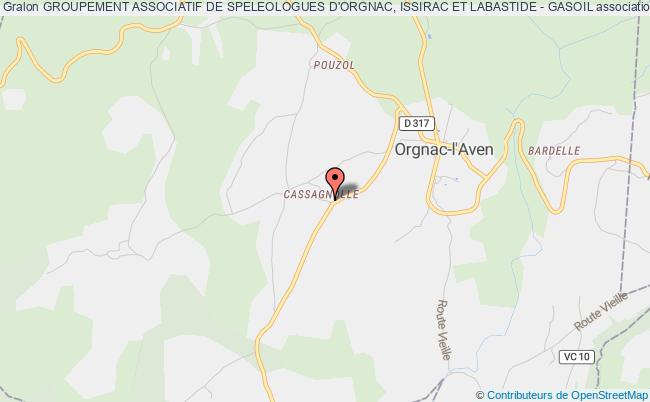 GROUPEMENT ASSOCIATIF DE SPELEOLOGUES D'ORGNAC, ISSIRAC ET LABASTIDE - GASOIL