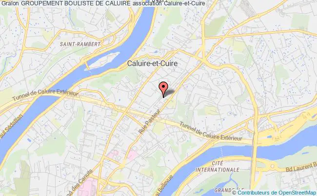 plan association Groupement Bouliste De Caluire Caluire-et-Cuire