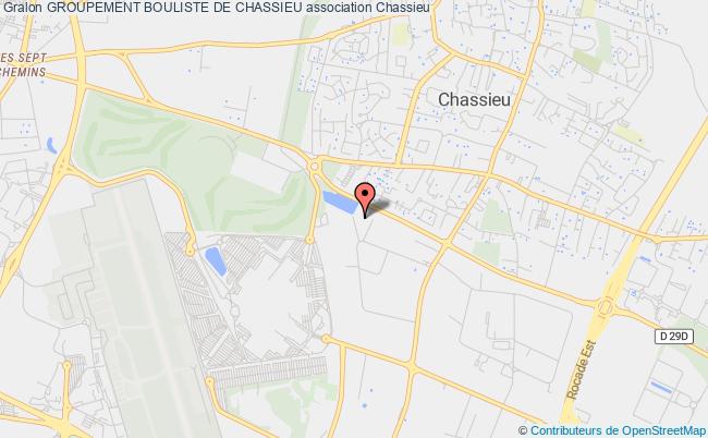 plan association Groupement Bouliste De Chassieu Chassieu