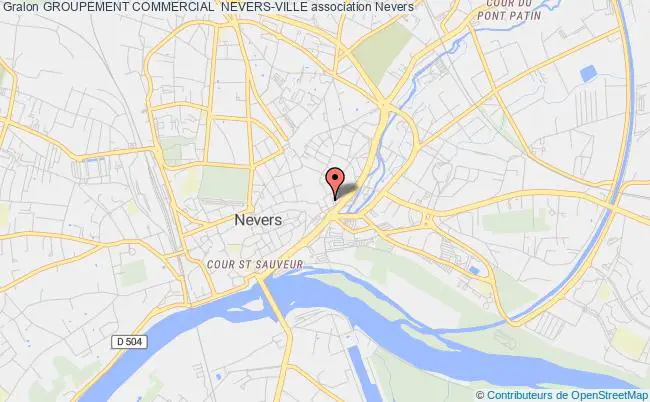 plan association Groupement Commercial  Nevers-ville Nevers