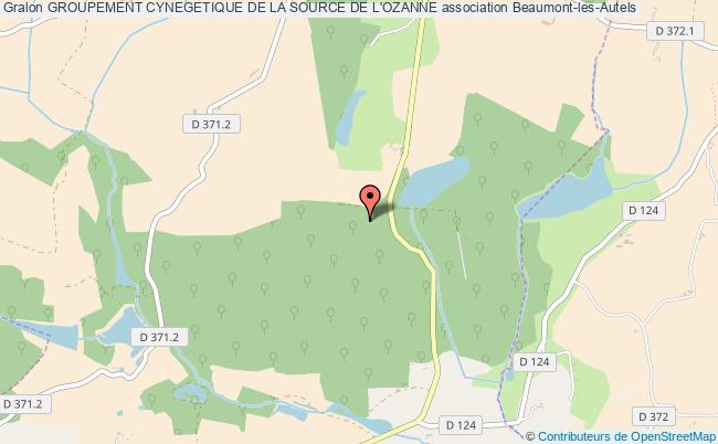 plan association Groupement Cynegetique De La Source De L'ozanne Beaumont-les-Autels