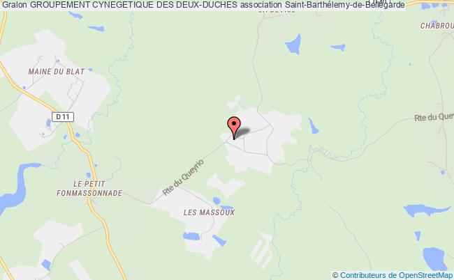 plan association Groupement Cynegetique Des Deux-duches Saint-Barthélemy-de-Bellegarde