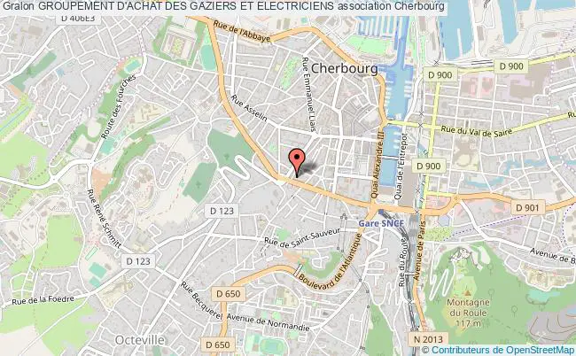 plan association Groupement D'achat Des Gaziers Et Electriciens Cherbourg-Octeville