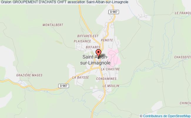 plan association Groupement D'achats Chft Saint-Alban-sur-Limagnole