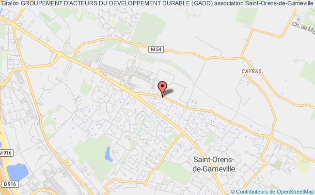 plan association Groupement D'acteurs Du Developpement Durable (gadd) Saint-Orens-de-Gameville
