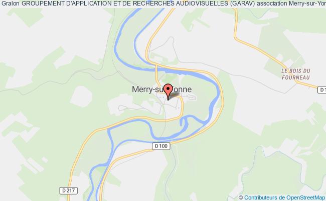 plan association Groupement D'application Et De Recherches Audiovisuelles (garav) Merry-sur-Yonne