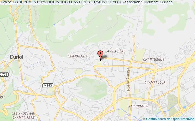 plan association Groupement D'associations Canton Clermont (gacc6) Clermont-Ferrand