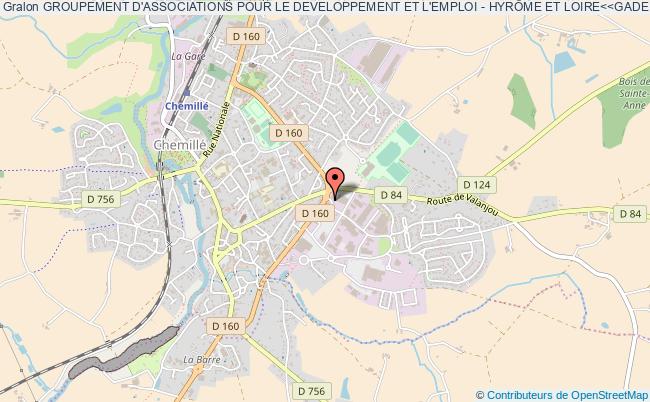 plan association Groupement D'associations Pour Le Developpement Et L'emploi - HyrÔme Et Loire<<gade HyrÔme Et Loire>> Chemillé