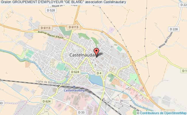 plan association Groupement D'employeur "ge Blanc" Castelnaudary