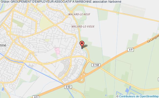 plan association Groupement D'employeur Associatif A Narbonne Narbonne