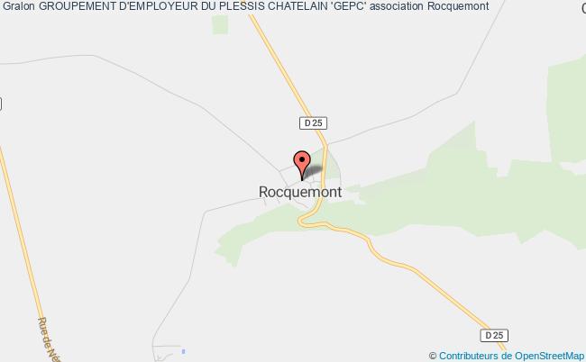 plan association Groupement D'employeur Du Plessis Chatelain 'gepc' Rocquemont