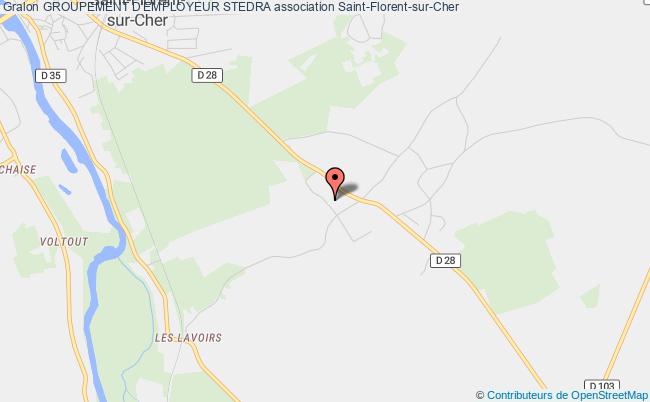 plan association Groupement D'employeur Stedra Saint-Florent-sur-Cher