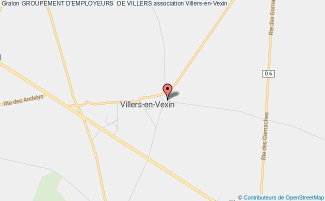 plan association Groupement D'employeurs  De Villers Villers-en-Vexin