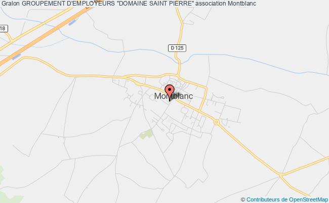 plan association Groupement D'employeurs "domaine Saint Pierre" Montblanc