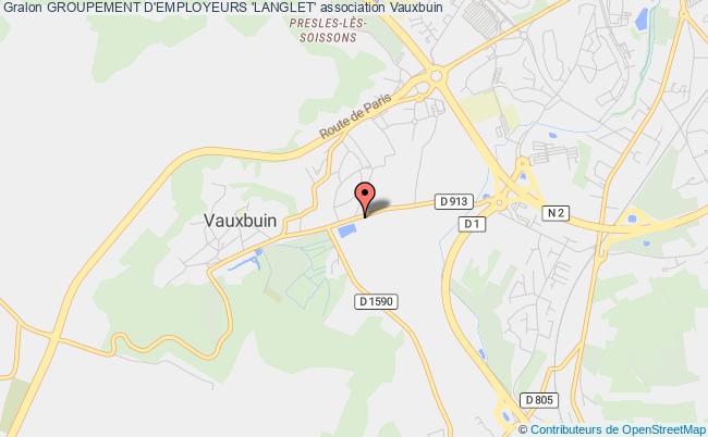 plan association Groupement D'employeurs 'langlet' Vauxbuin