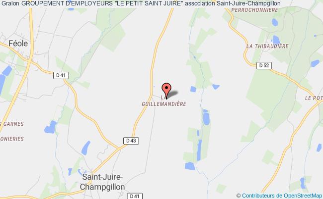 plan association Groupement D'employeurs "le Petit Saint Juire" Saint-Juire-Champgillon