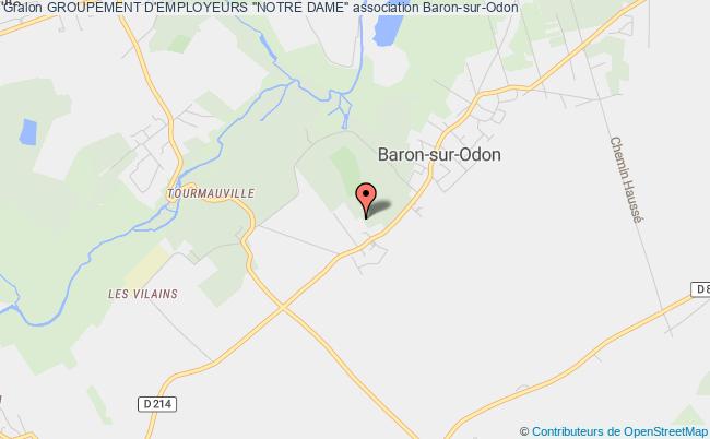 plan association Groupement D'employeurs "notre Dame" Baron-sur-Odon