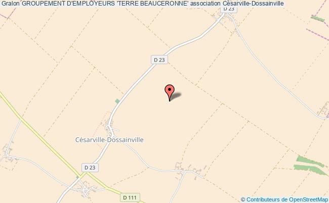 plan association Groupement D'employeurs 'terre Beauceronne' Césarville-Dossainville