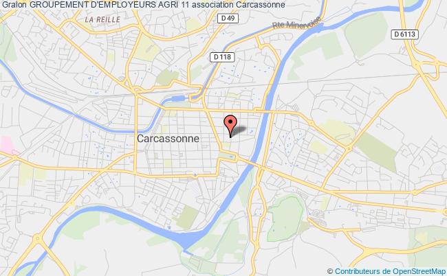 plan association Groupement D'employeurs Agri 11 Carcassonne