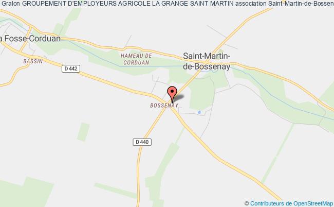 plan association Groupement D'employeurs Agricole La Grange Saint Martin Saint-Martin-de-Bossenay