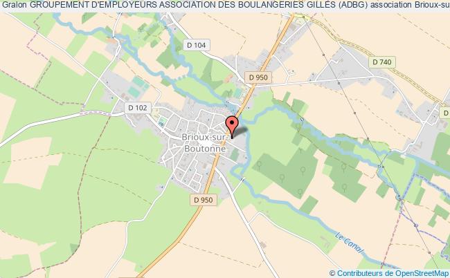 plan association Groupement D'employeurs Association Des Boulangeries Gilles (adbg) Brioux-sur-Boutonne