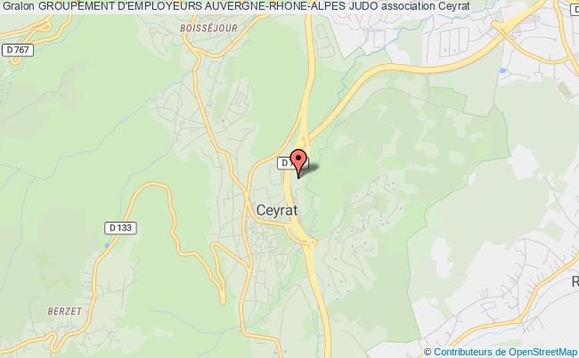 plan association Groupement D'employeurs Auvergne-rhone-alpes Judo Ceyrat