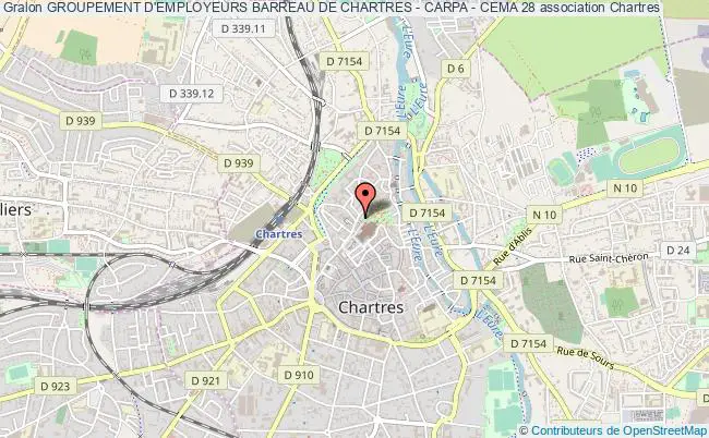 plan association Groupement D'employeurs Barreau De Chartres - Carpa - Cema 28 Chartres