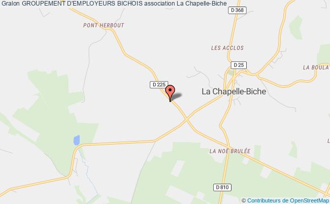 plan association Groupement D'employeurs Bichois Chapelle-Biche