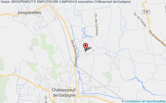 plan association Groupement D Employeurs Camphoux Châteauneuf-de-Gadagne