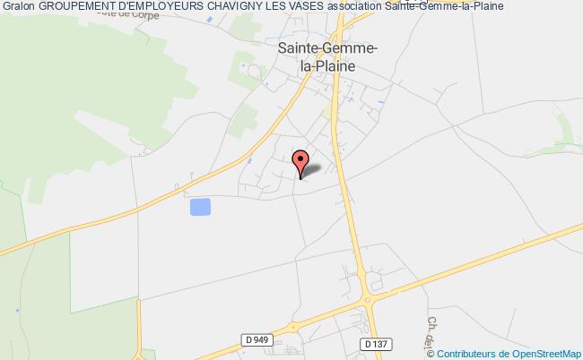 plan association Groupement D'employeurs Chavigny Les Vases Sainte-Gemme-la-Plaine