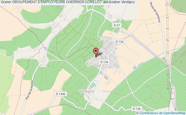 plan association Groupement D'employeurs Cherrier-lorillot Verdigny