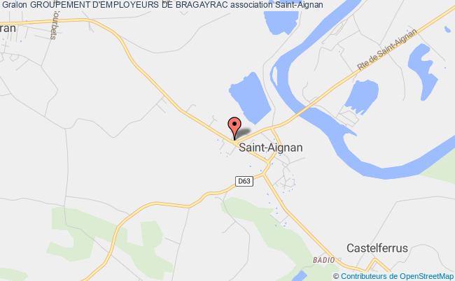 plan association Groupement D'employeurs De Bragayrac Saint-Aignan