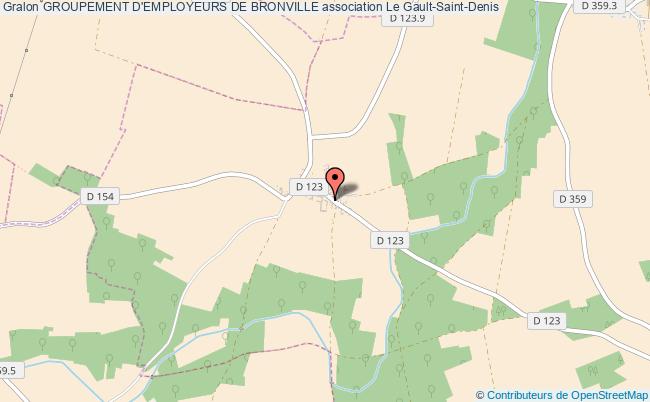 plan association Groupement D'employeurs De Bronville Le    Gault-Saint-Denis