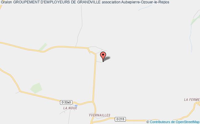 plan association Groupement D'employeurs De Grandville Aubepierre-Ozouer-le-Repos