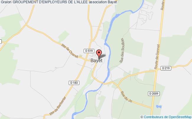 plan association Groupement D'employeurs De L'allee Bayet
