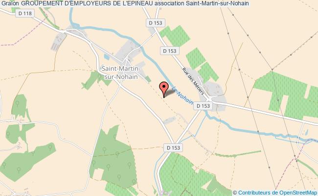 plan association Groupement D'employeurs De L'epineau Saint-Martin-sur-Nohain