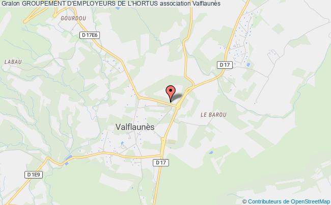 plan association Groupement D'employeurs De L'hortus Valflaunès