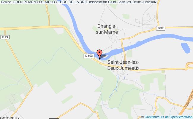 plan association Groupement D'employeurs De La Brie Saint-Jean-les-Deux-Jumeaux
