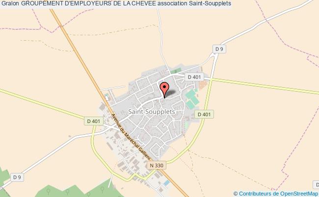 plan association Groupement D'employeurs De La Chevee Saint-Soupplets