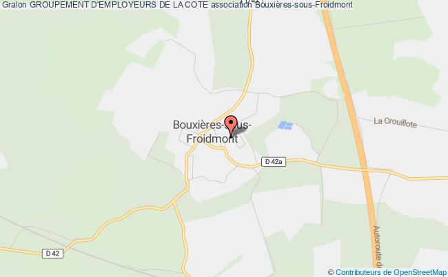 plan association Groupement D'employeurs De La Cote Bouxières-sous-Froidmont