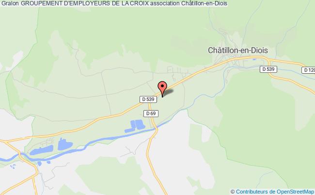 plan association Groupement D'employeurs De La Croix Châtillon-en-Diois
