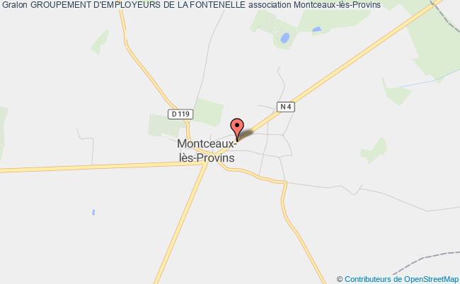 plan association Groupement D'employeurs De La Fontenelle Montceaux-lès-Provins